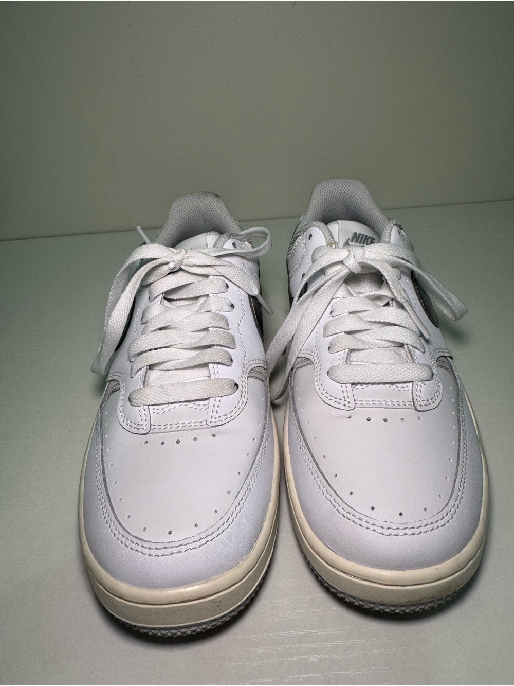 Nike Women’s White Low-Top Leather Sneakers